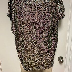 Sequin tunic dress